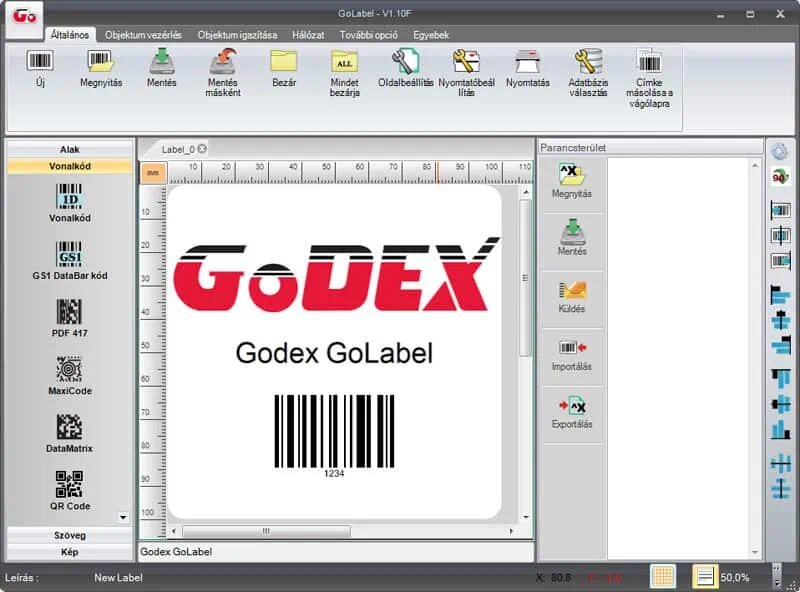 GoLabel – программа для печати этикеток