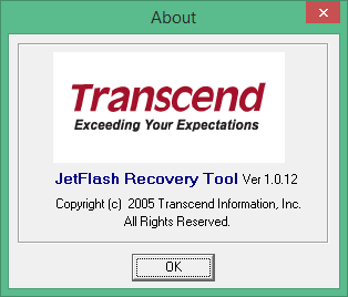 JetFlash Recovery Tool 1.0.20 + ключик активации